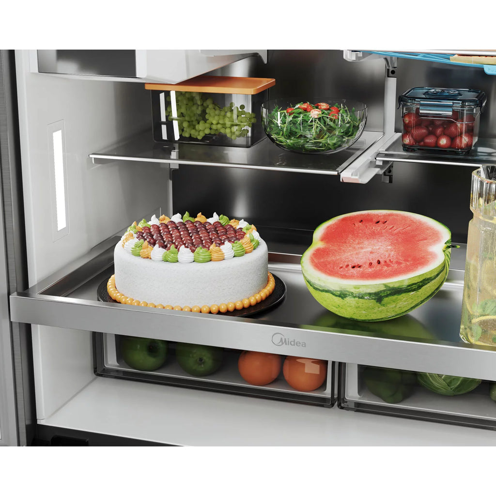 21.6-Cu. Ft. 4-Door French Door Refrigerator, Stainless Steel P3971