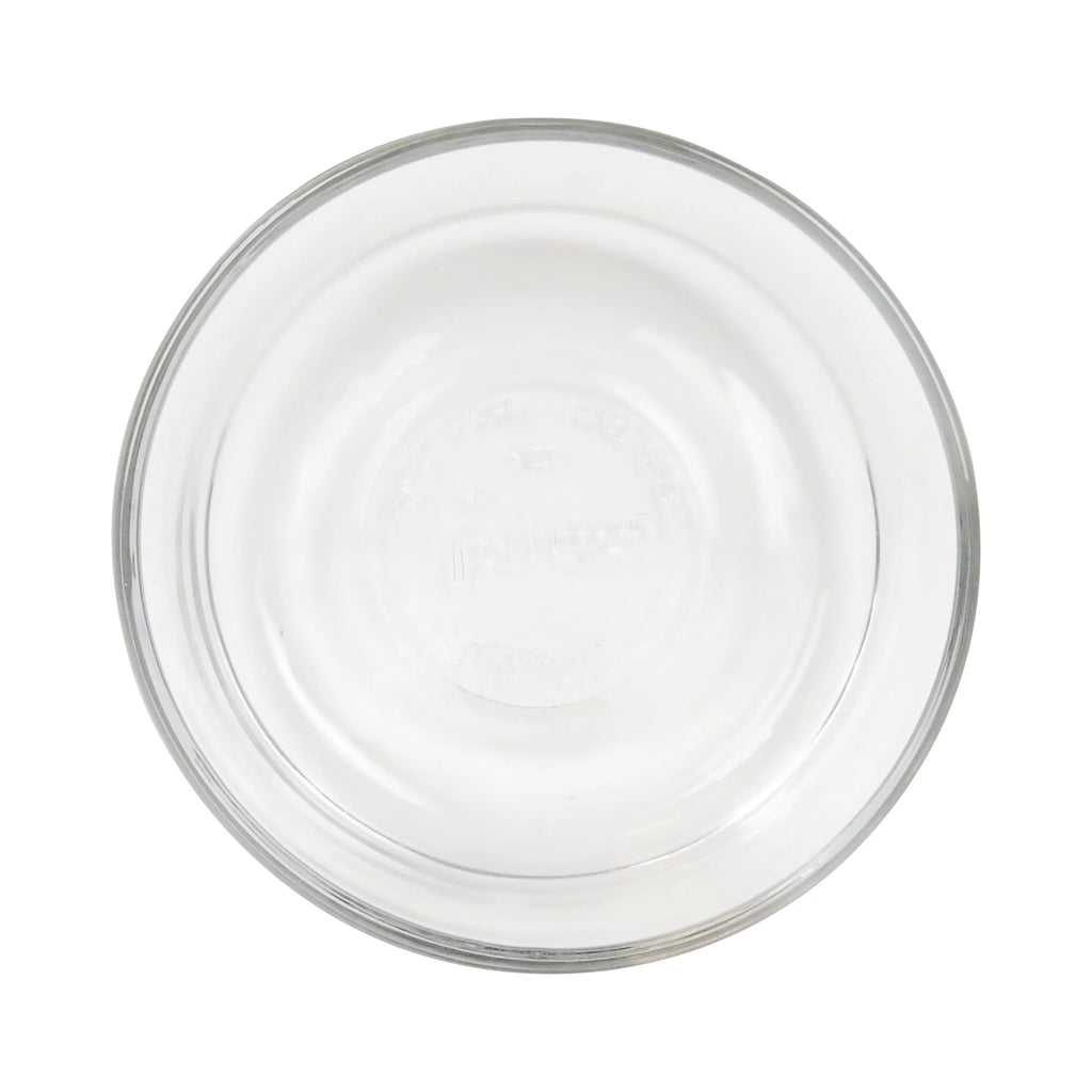 2-Cup Glass Food Storage Bowls with Red Plastic Lids Q779377