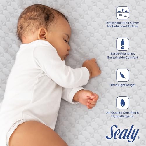 Breathable Crib Mattress, 2 Stage, 52x28 E4561
