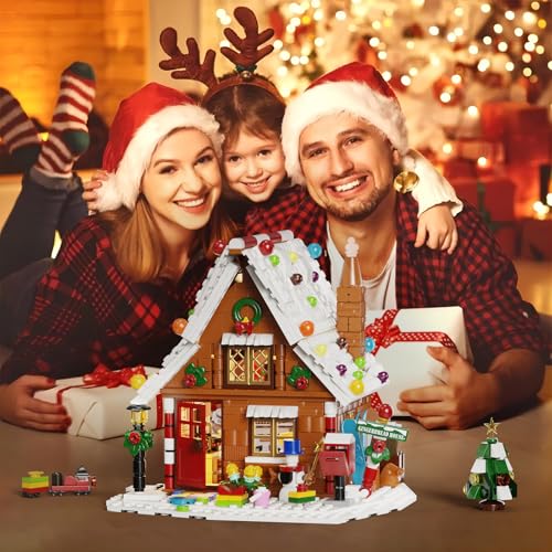Gingerbread House Building Kit with LED Lights Y629118