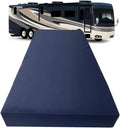 Olympic Queen 66 X 80 High Density Foam RV Mattress with Navy Canvas Cover B1913