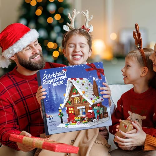 Gingerbread House Building Kit with LED Lights Y629118
