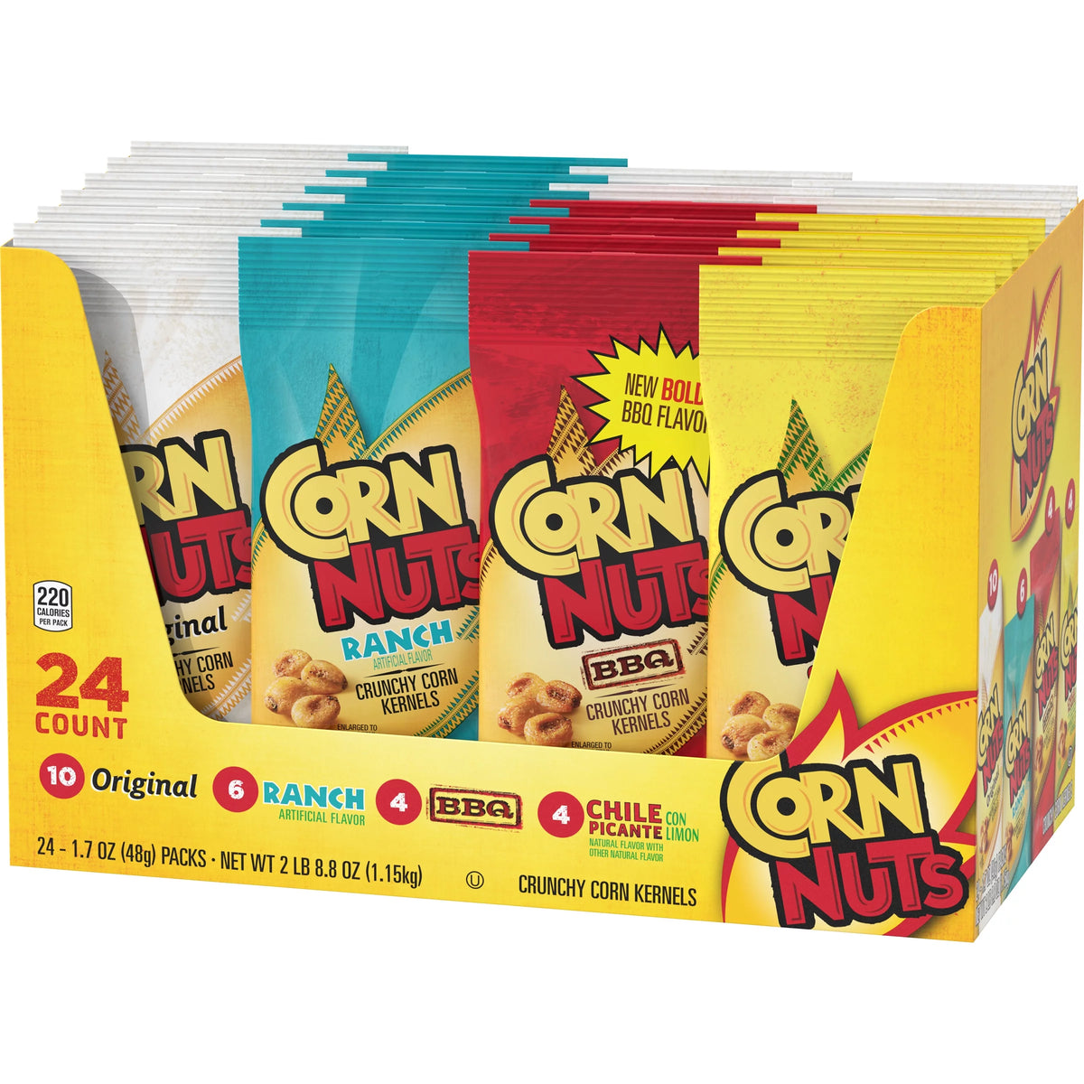 Crunchy Corn Kernels Variety Pack, 24 ct, 1.7 oz Packs V57228