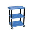 3-Shelf Plastic Utility Cart A3061
