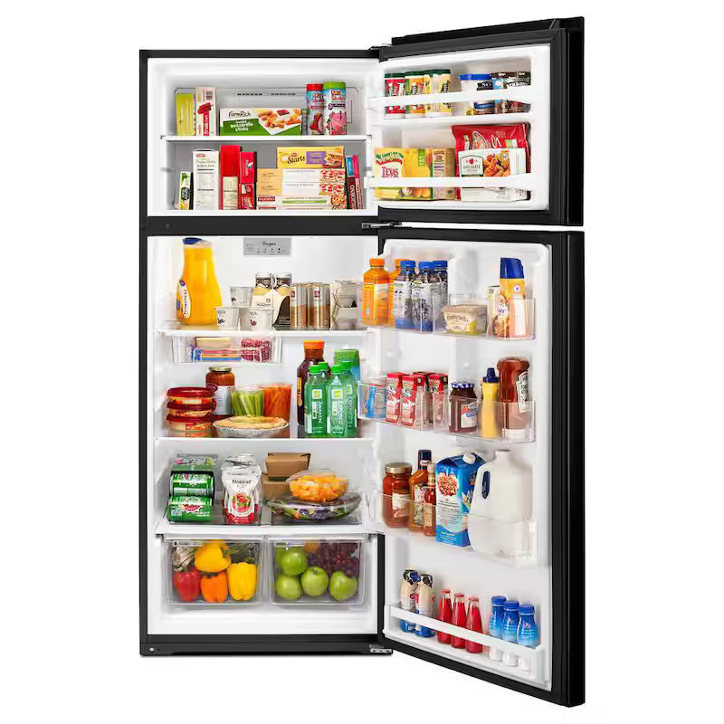 Black Top Freezer Refrigerator U194