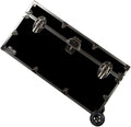 Lockable Trunk Footlocker with Wheels Large 32 x 18 x 16.5 Inches Purple I217920