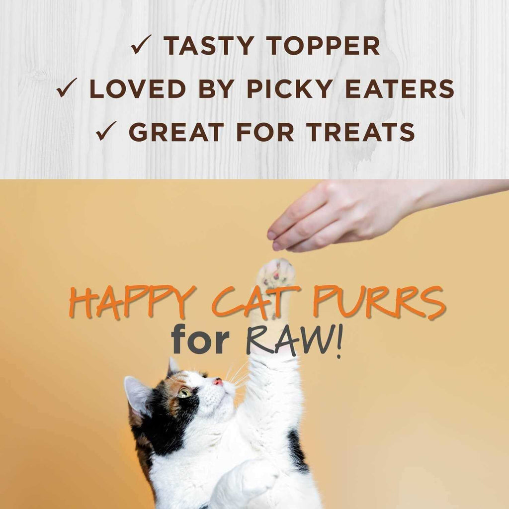 Freeze-Dried Raw Grain-Free Skin & Coat Cat Food Topper A3635