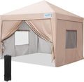 8x8 Pop up Canopy Tent with Sidewalls Waterproof O734