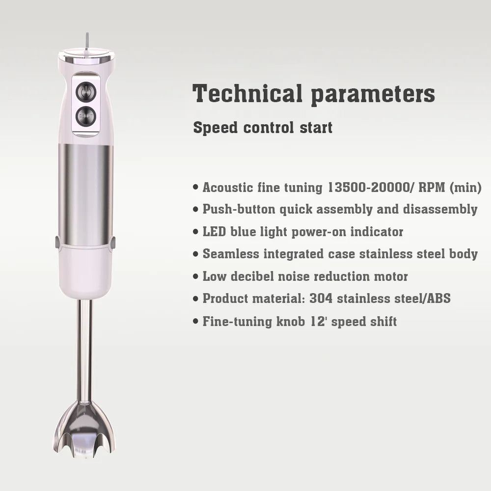 Hand-held Electric Mixer with Meat Grinder N4874