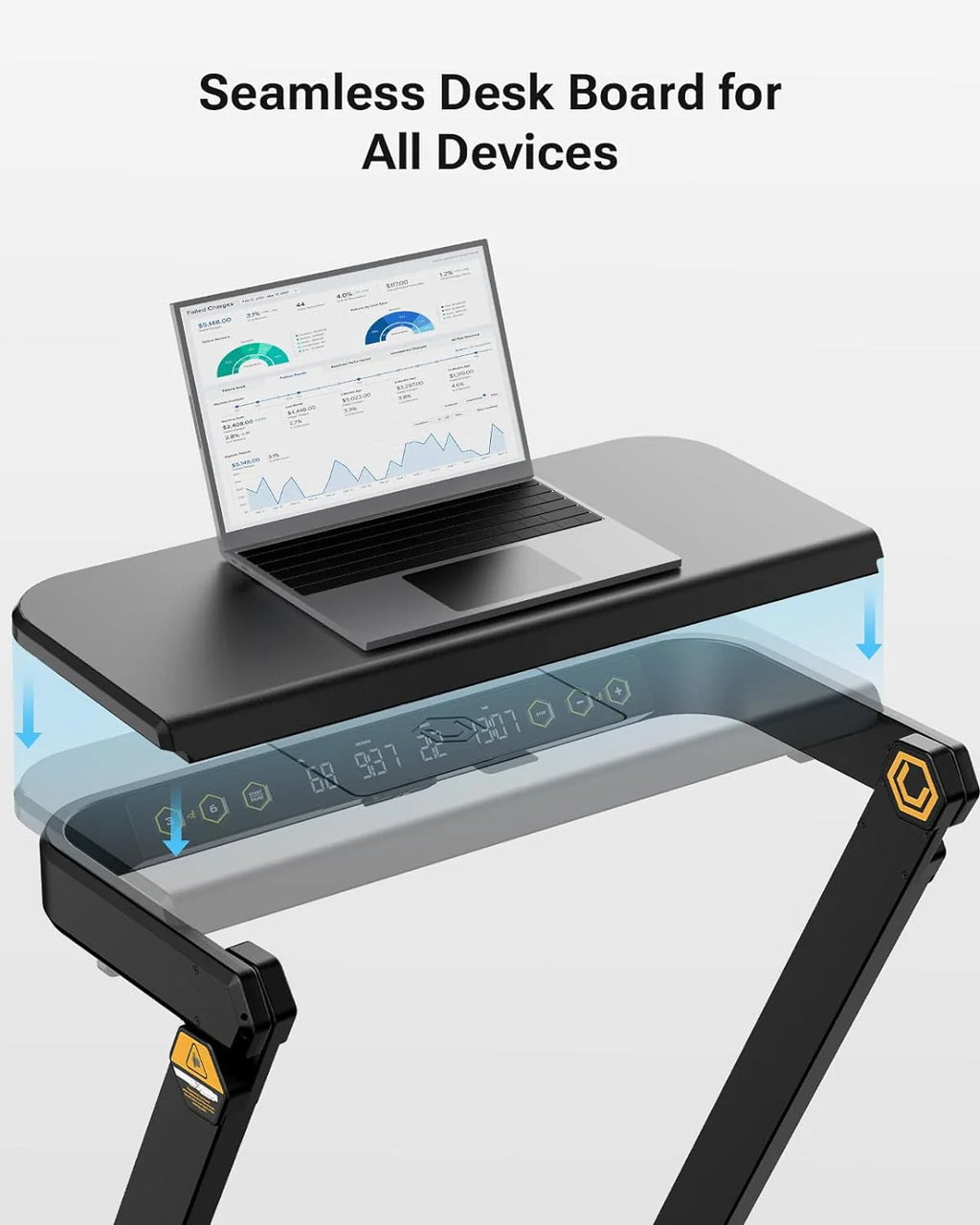3 in 1 Folding Treadmill 3HP 286 lb Capacity O778
