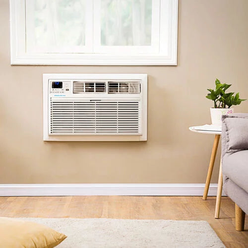 12,000 BTU 230-Volt Through-the-Wall Air Conditioner with Heater, White V7617