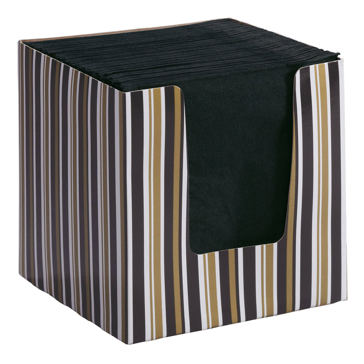 Black 2 Ply Beverage Cocktail Napkin S13902