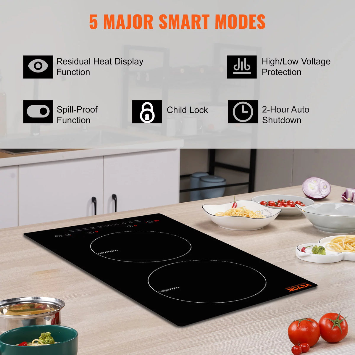 12 inch 2 Burners Electric Cooktop Z2476