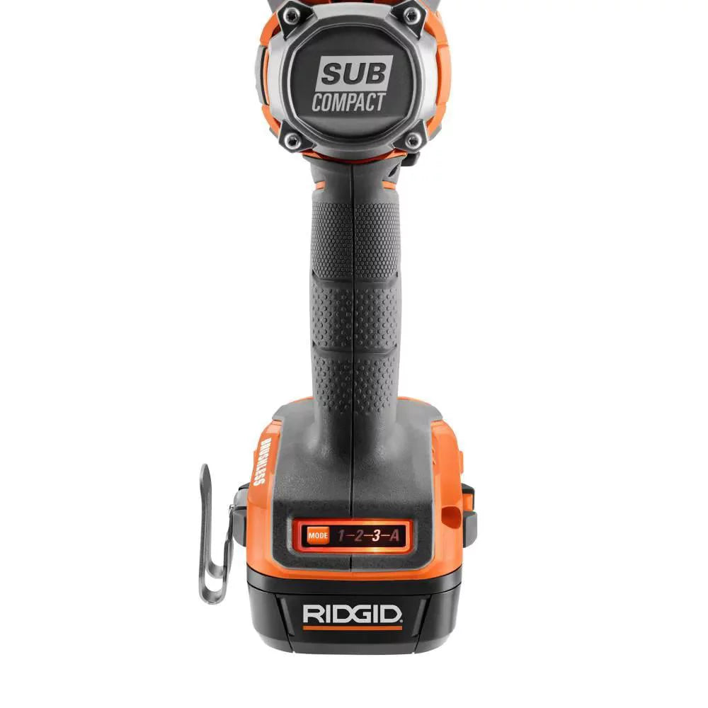 18V Brushless Cordless 1/2 in. Impact Wrench Kit with 2.0 Ah Battery and Charger K1125
