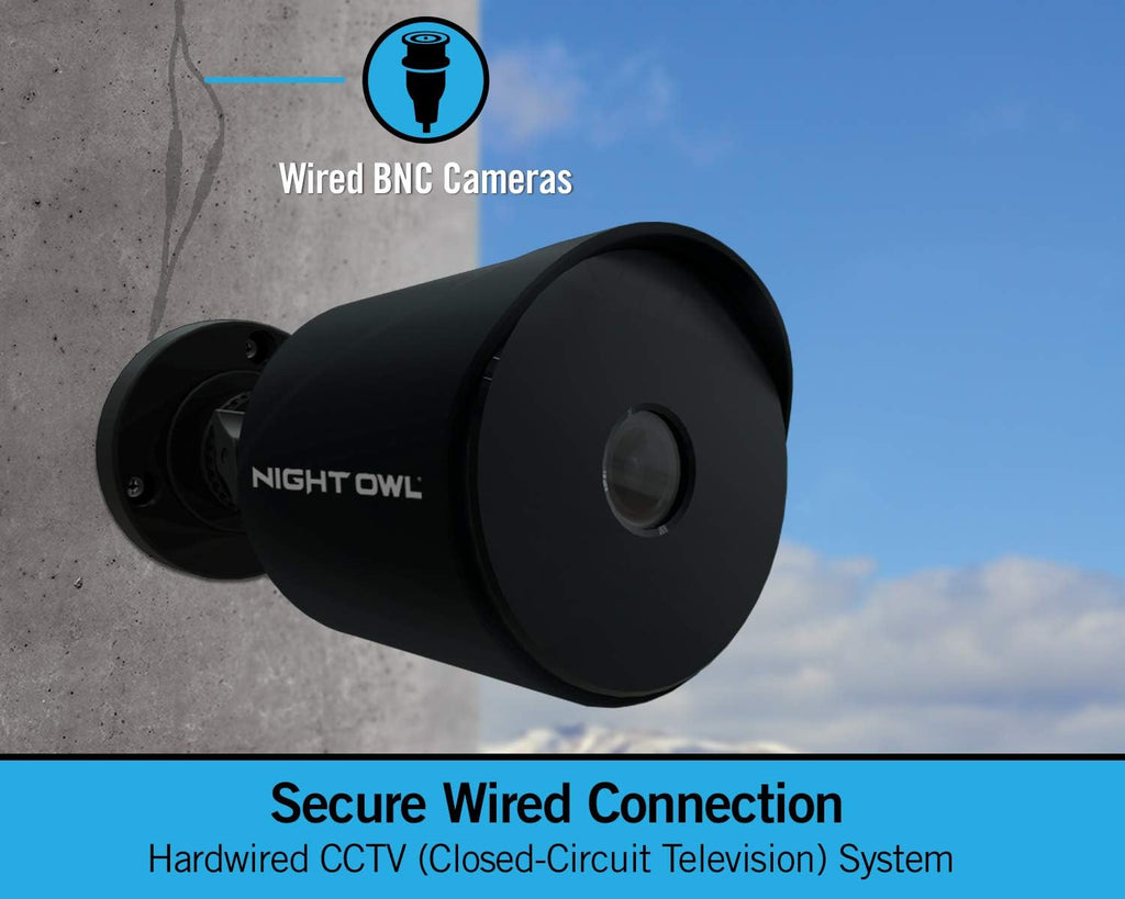 4 Wired 1080p HD Indoor/Outdoor Security Camera System with Night Vision and 1TB Hard Drive W7641