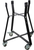 Rolling Cart with Locking Caster Wheels Powder Coated Steel S7465