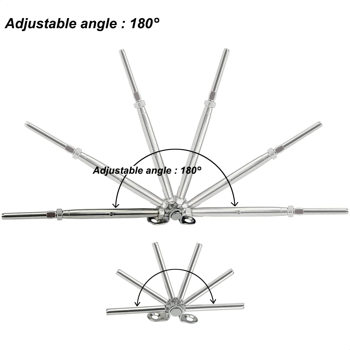 3/16 Cable Railing Hardware Kit T316 Marine Grade A92230