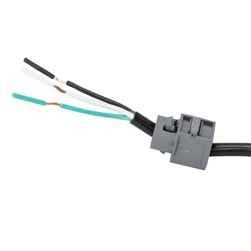 Universal 3-Prong 13 Amp Dishwasher Power Cord Kit, 5.3 Ft, Black G169454