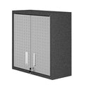 30 in. 2-Shelf Wall Mount Metal Garage Cabinet in Gray J297682