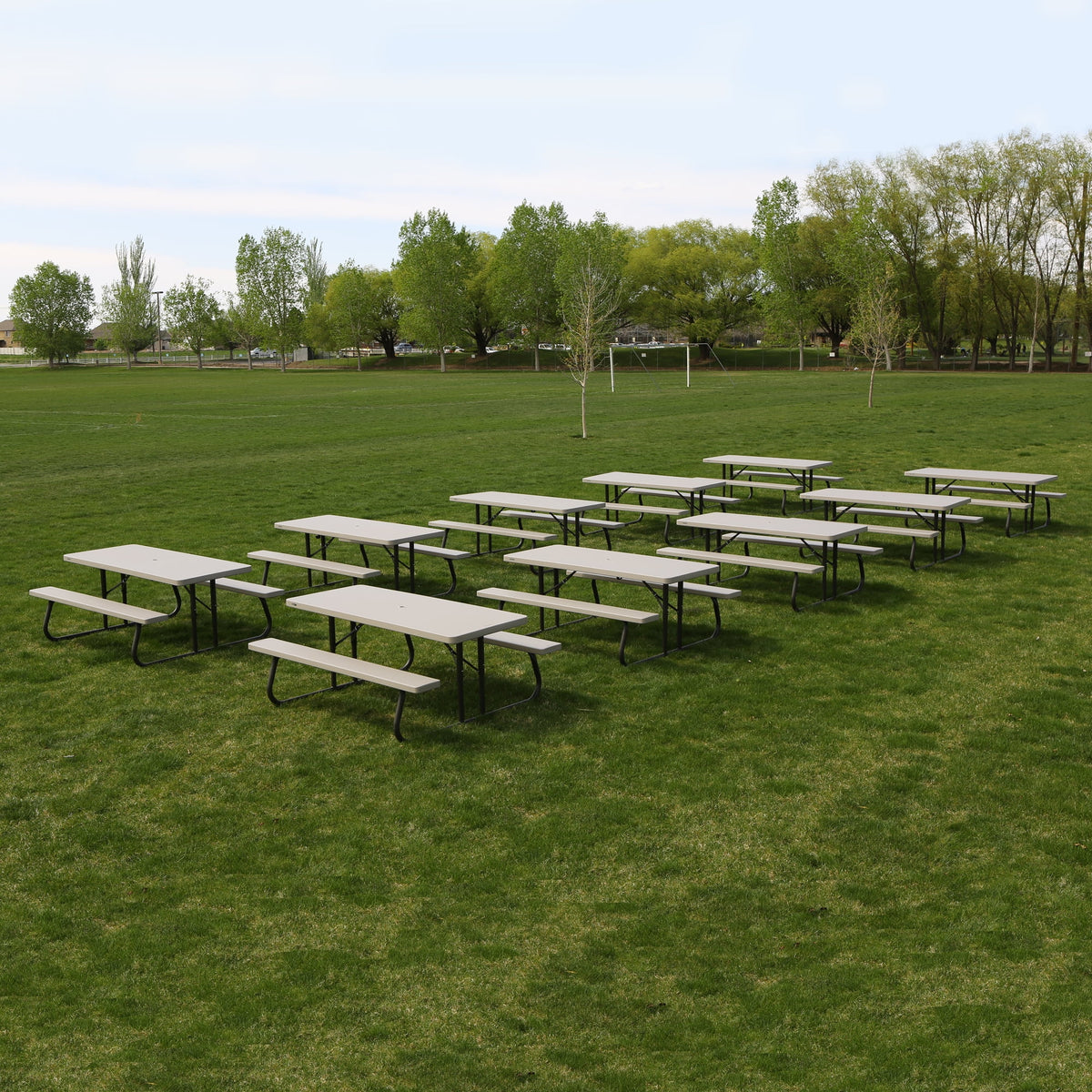 6 ft. Picnic Table Set of 10 N4245