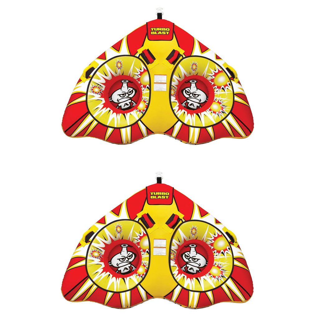Inflatable Double Rider Towable Tube 2 Pack H897