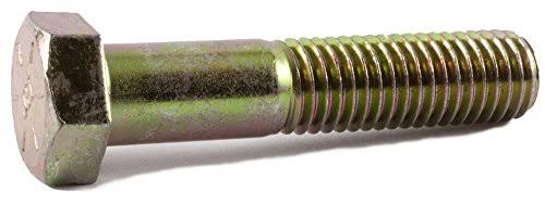 5/8-18 x 7 Grade 8 Hex Cap Screw Yellow Zinc Plated S5821