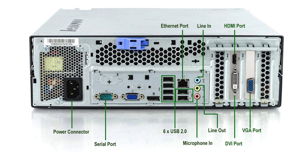 HP 8200 Desktop Computer Tower PC Intel Quad-Core i3 8GB RAM 750GB Windows 10 Pro M851686