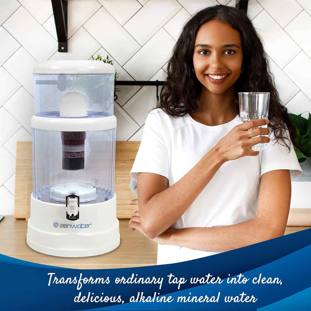 Portable 4-Gallon Countertop Water Filter System U3319