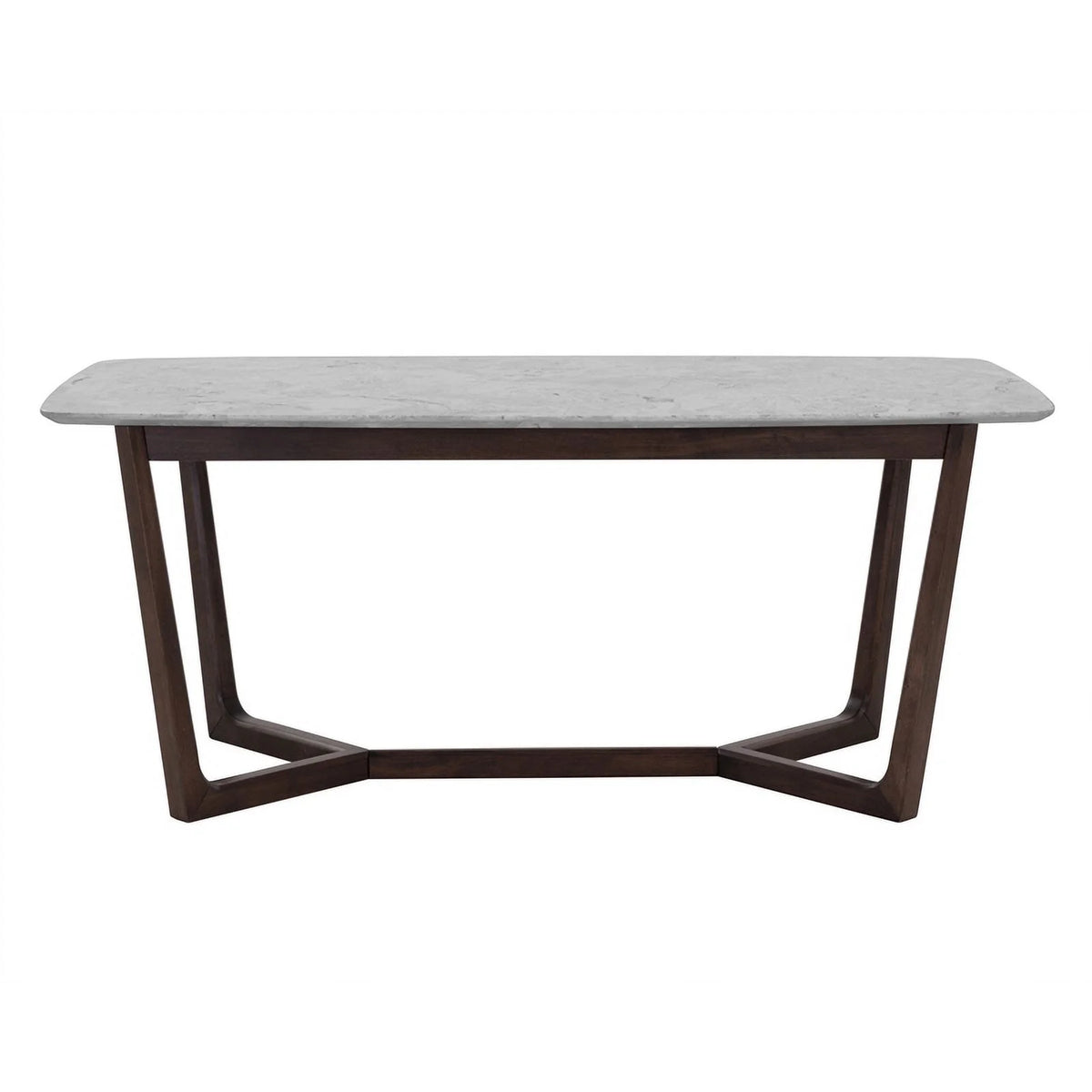70.5" Wood & Faux Marble Dining Table U91508