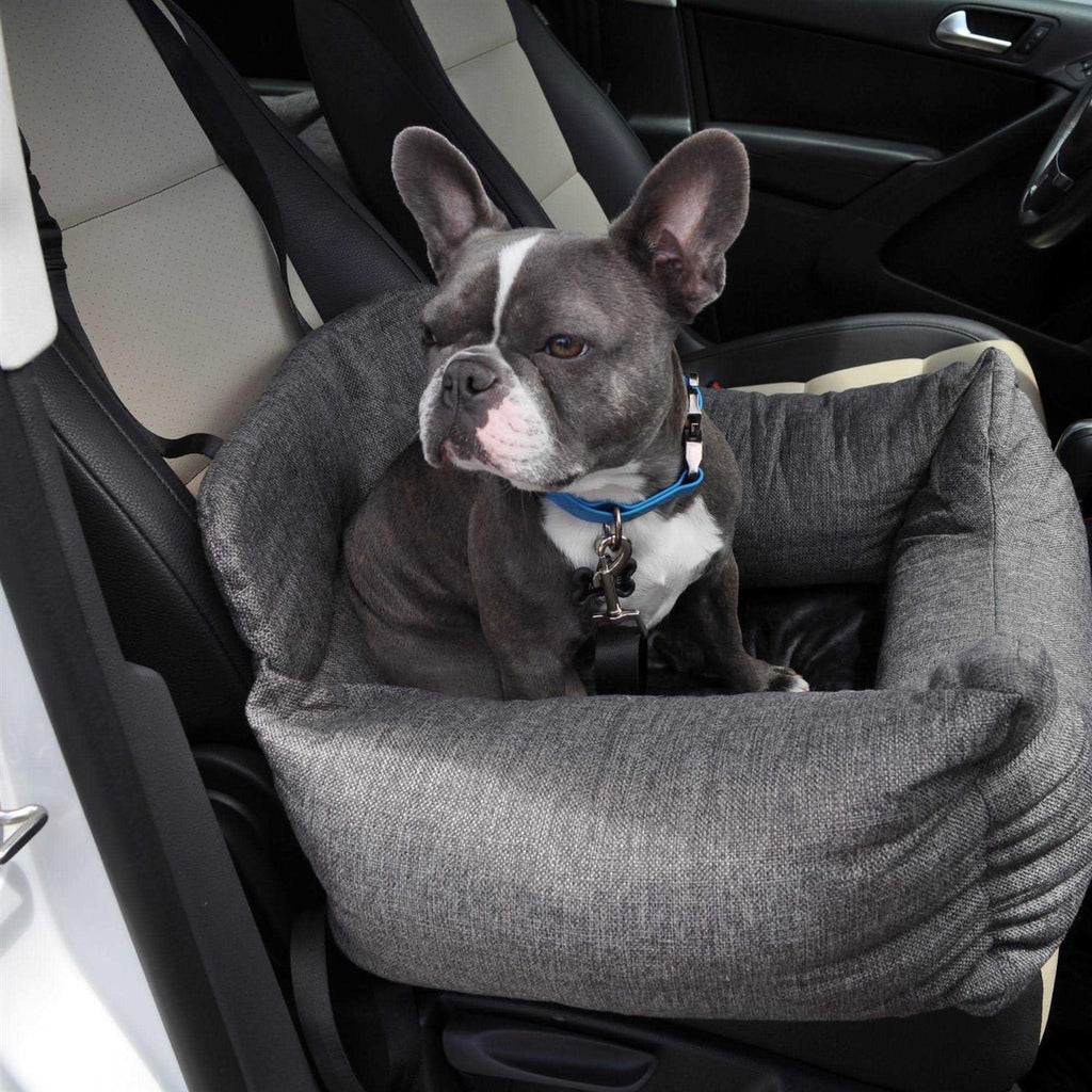 Memory Foam Dog Car Bed Gray T154