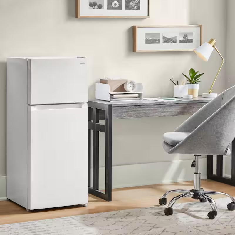 White 4.5 cu. ft. 2-Door Mini Refrigerator with Freezer U6023