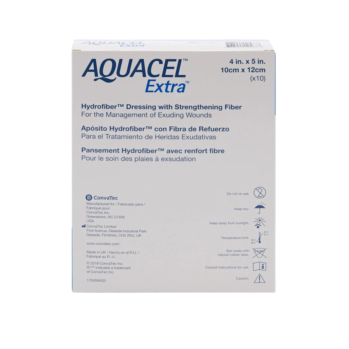 Hydrofiber Dressing 10/Box N676