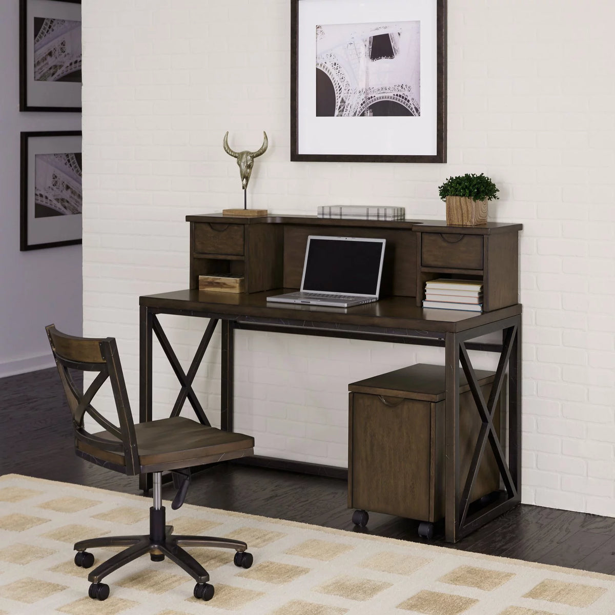 Wood Mobile File Cabinet W377648