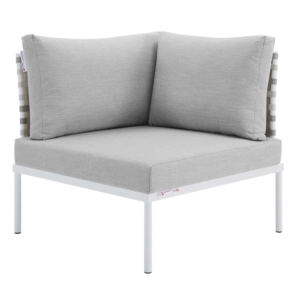 Grey Aluminum Outdoor Corner Chair W91880
