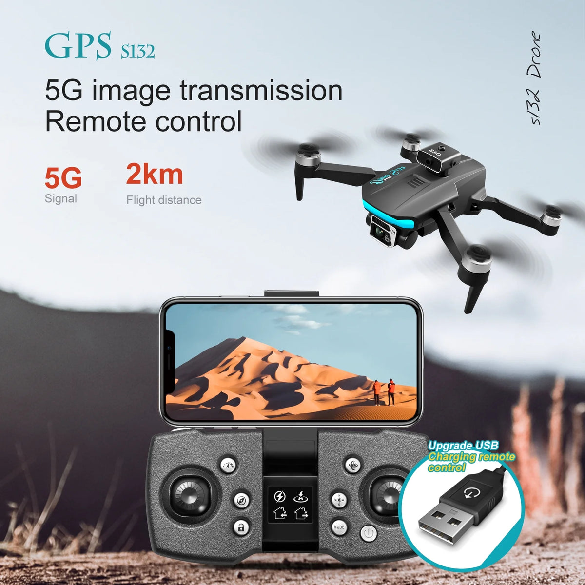 8K Camera Drone with 3 Batteries N35588