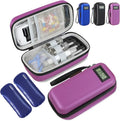 Portable Temperature Display Medicine Travel Cooler with 2 Reusable Ice Packs S674179