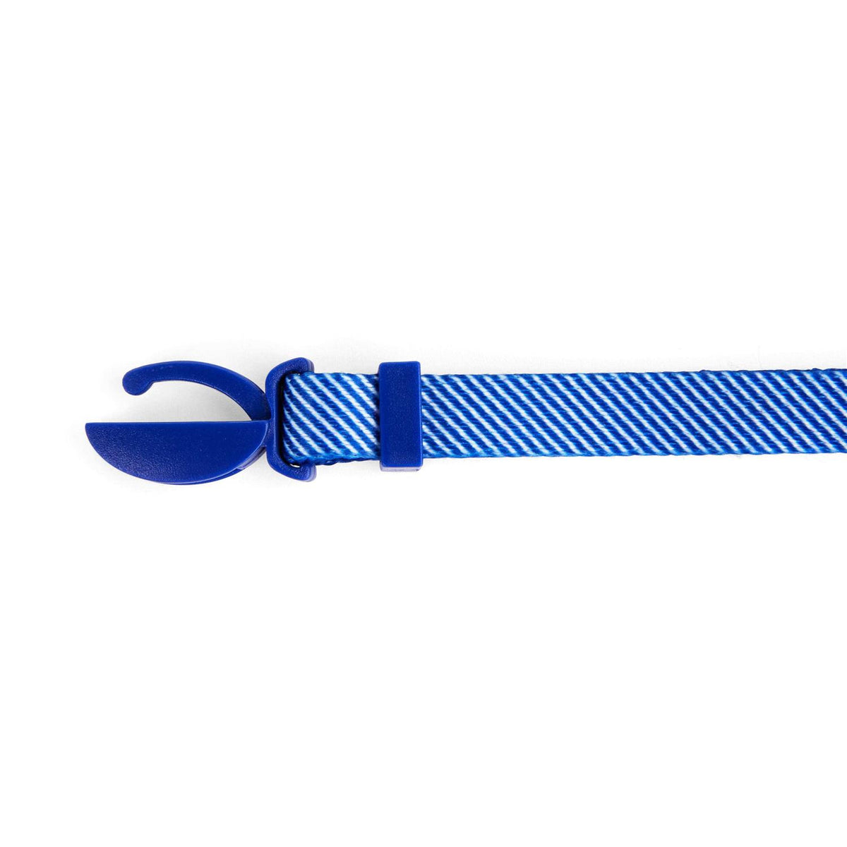 Blue Seersucker Breakaway Bowtie Kitten Collar A1589