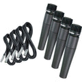 SM57 Mic Four Pack with Cables Y16588