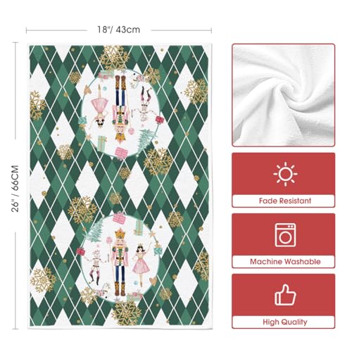 Pink Christmas Kitchen Towels Set of 4 F91711
