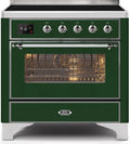 Emerald Green Induction Range with Electric Oven J42545