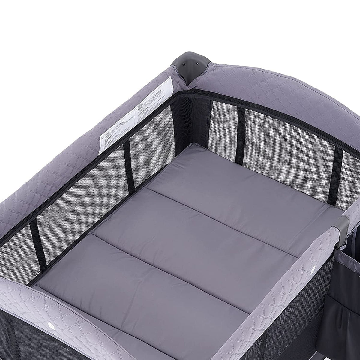 Portable Baby Play Yard with Wheels, Canopy, Changing Table N372