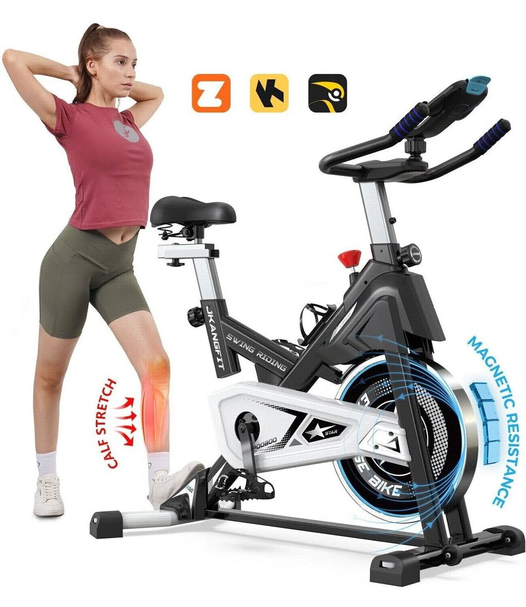 Magnetic Exercise Bike 45lbs Quiet Belt Drive K71658