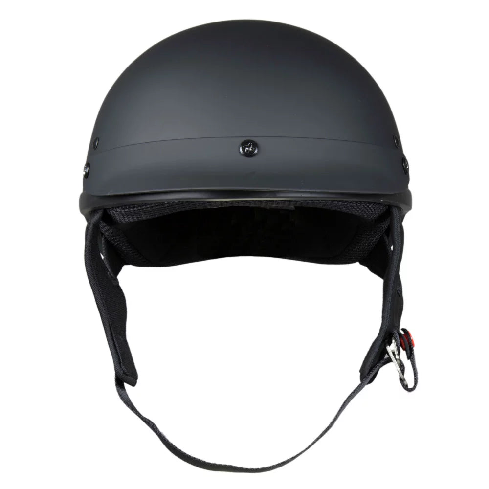 Matte Black Motorcycle Half Helmet R893120