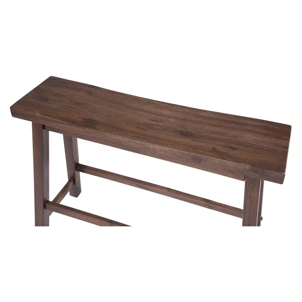 24in. Backless Wood Dining Bench F3085