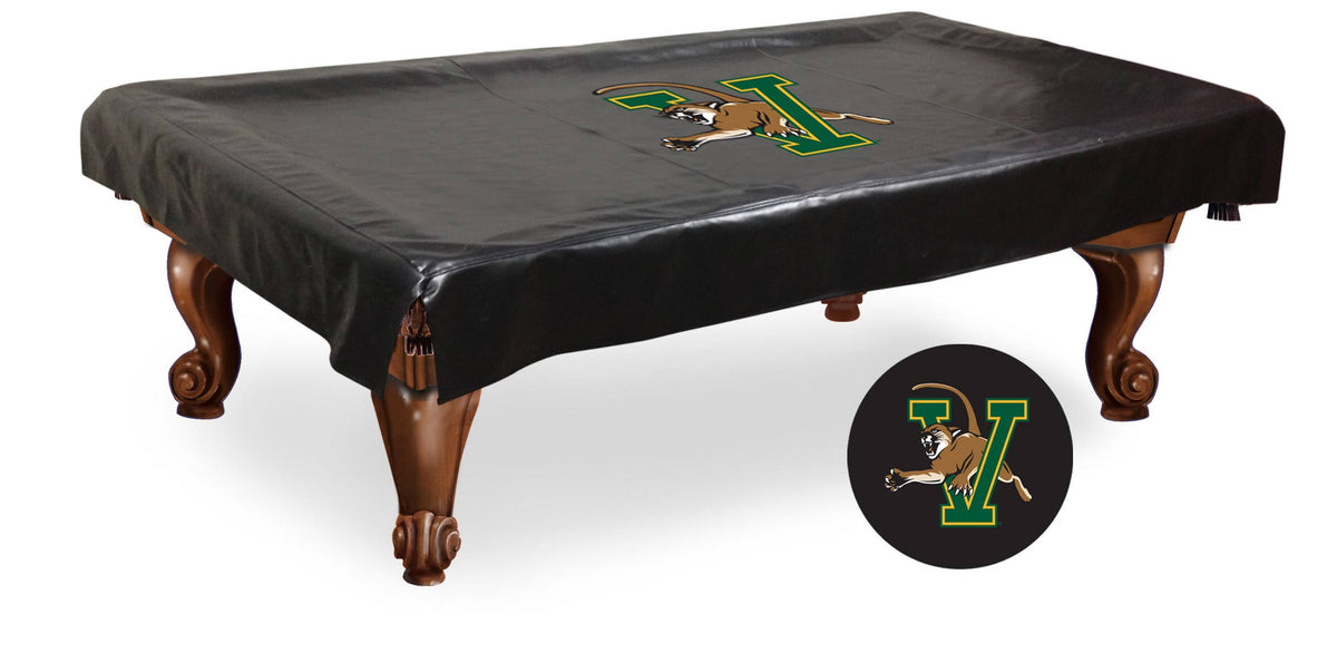 Black Vinyl Billiard Pool Table Cover H594