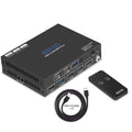 USB 3.0 KVM Switch HDMI 2-Port 4K60 with Stereo Audio Extractor Z495