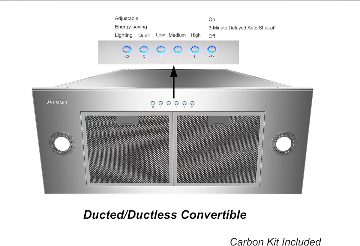 36 Built-in Stainless Steel Range Hood Insert K81305