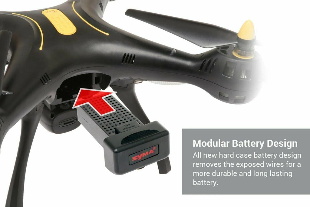 WiFi FPV Quadcopter Drone 720p HD Camera Black/Yellow K769597