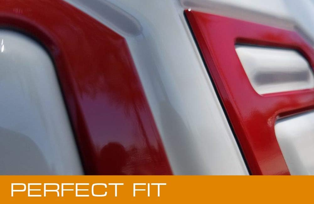 Matte Black Tailgate Insert Letters Pack of 2 S3759