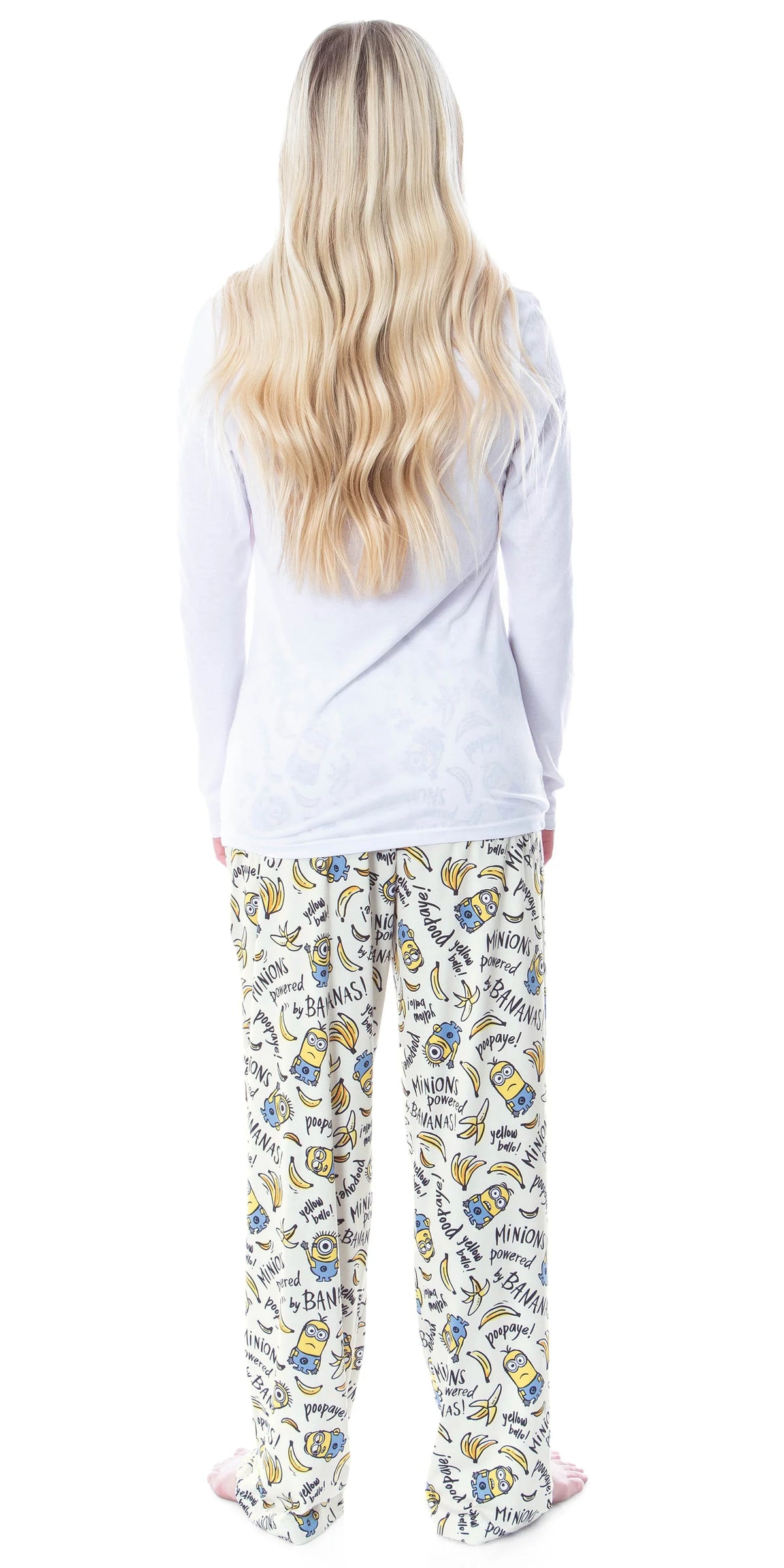Minions Powered By Bananas Adult Sleep Pajama Pants H1281